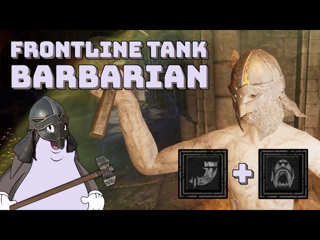Frontline Tank Barbarian Build Guide and Gameplay | Dark and Darker