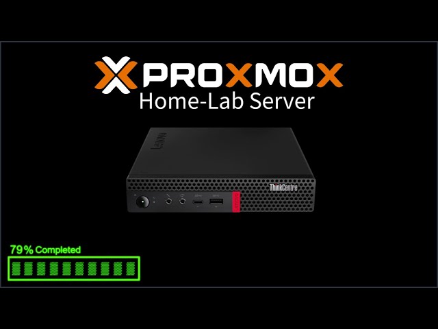 Installation Proxmox 8.2 Home Lab on Lenovo ThinkCentre