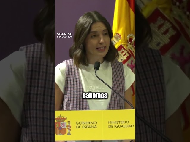 Irene Montero: "Querida ministra Belarra, hoy Pedro Sánchez nos echa"