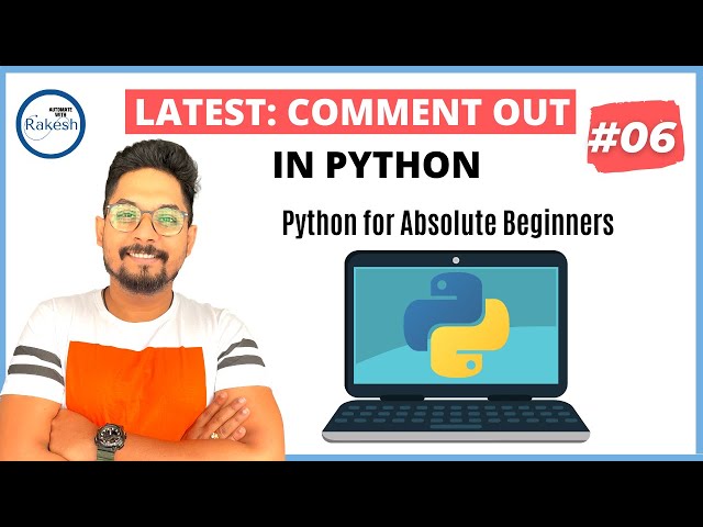 #6 Python Tutorial for Beginners | Python Comments | How Do You Write Comments in Python