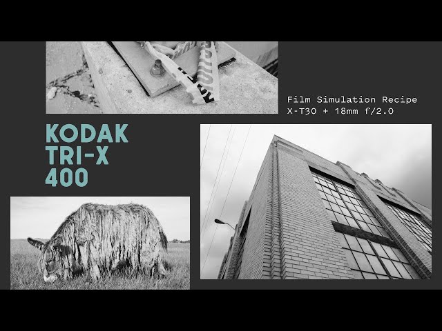 Kodak Tri-X 400 Film Simulation Recipe (rainy bike ride w/ Fujifilm X-T30 + Fujinon 18mm f/2.0)