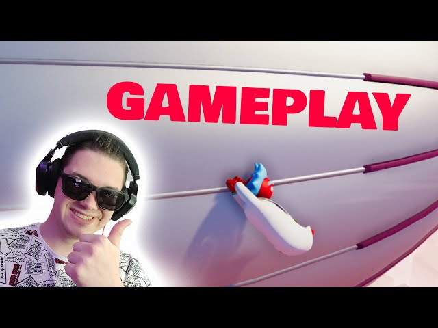 Gang Beasts Battle on the sky - Red VS Blue on Airship