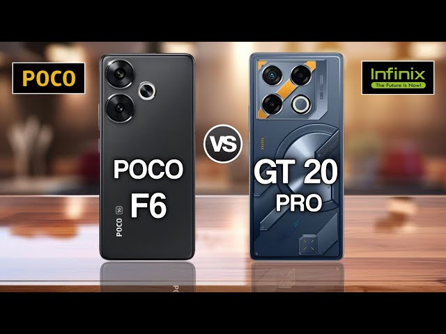 Poco F6 5G Vs Infinix GT 20 Pro 5G