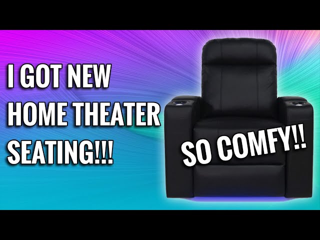 THE MOST COMFORTABLE HOME THEATER SEATS!!! | VALENCIA PIACENZA SEATS