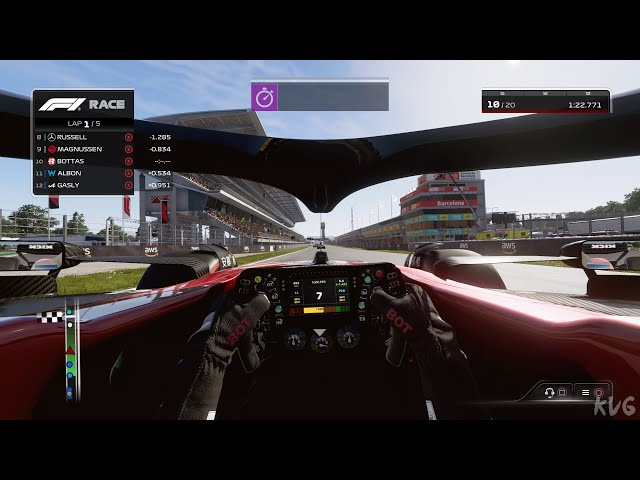 F1 23 - Alfa Romeo F1 Team KICK C43 - Cockpit View Gameplay (PS5 UHD) [4K60FPS]