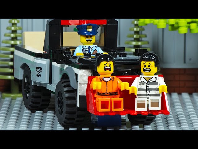 Lego City Prisoner Transport Truck Prison Break