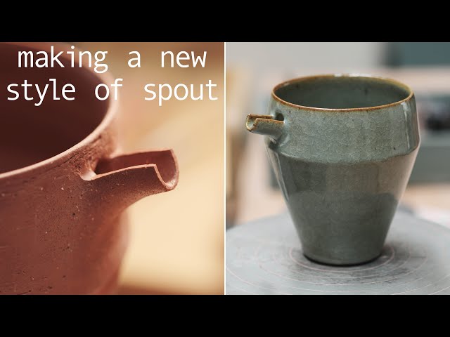 Making a Pourer with a Thrown Spout
