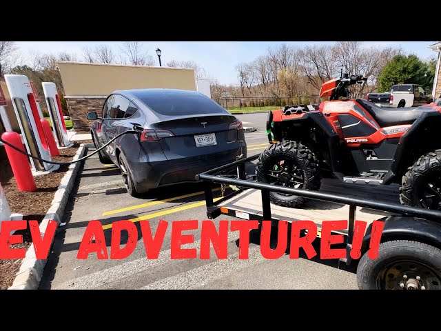 What To Know When Pulling A Trailer With A Tesla Model Y | What I Learned!!