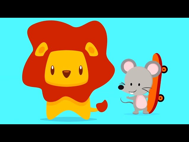 The Lion And The Mouse and Cartoon Story for Children