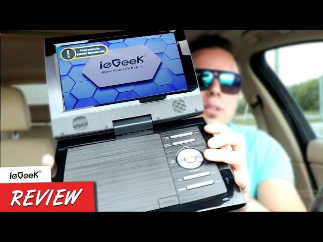 KIDS SCREAMING IN A CAR? HERE'S YOUR FIX! ieGeek Portable Car Video Player