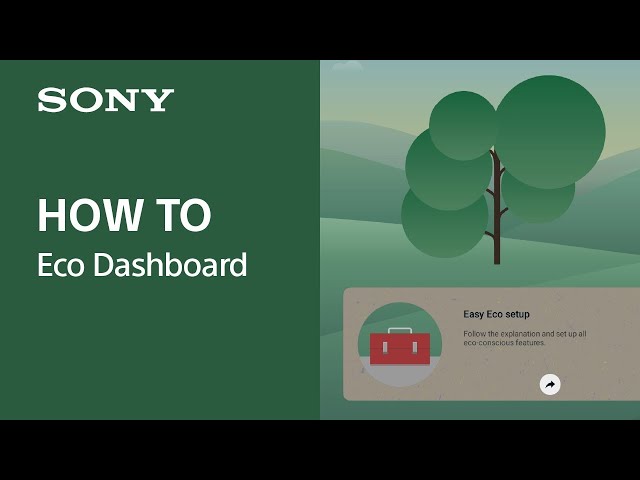 How to use ECO Dashboard on your Sony BRAVIA TV