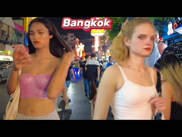 A Night Walk in Bangkok