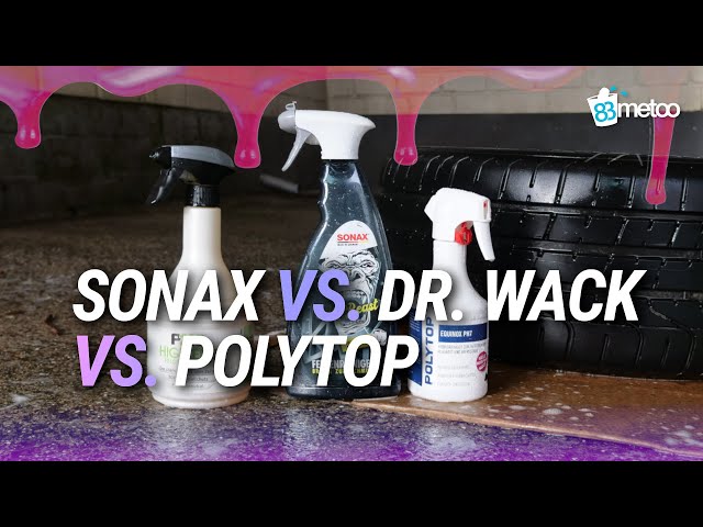 Felgenreiniger Test 2023: Sonax Felgenbeast vs Dr. Wack P21s High End vs Polytop Equinox pH7