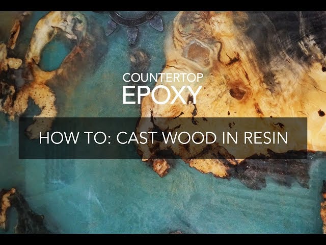 HOW TO - Burl Wood Epoxy Table - River Table Epoxy - Countertop Epoxy - Casting Epoxy Resin