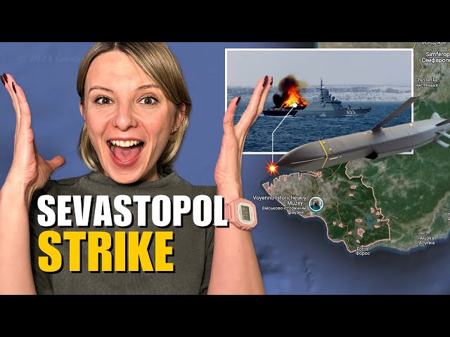 SEVASTOPOL STRIKE: RUSSIAN CYCLONE MISSILE SHIP DESTROYED Vlog 691: War in Ukraine
