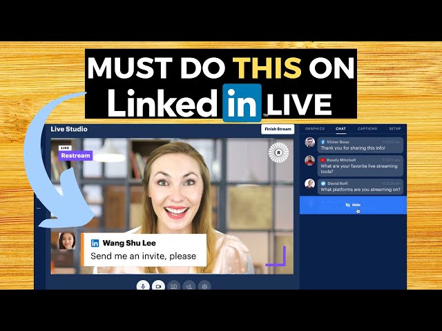 How to Have 1000s Attend Your Linkedin LIVE Video ft. Restream (We had 16k Views When We Did This!)