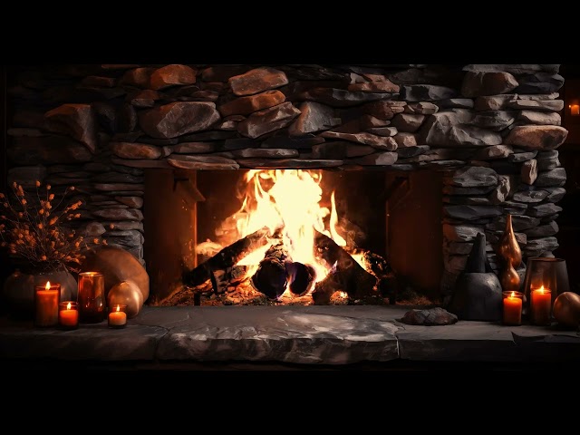 4K Fireplace: Crackling Sounds and Cozy Ambiance for Relaxation | ASMR