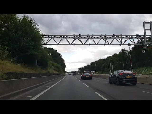 Knutsford to Manchester// Drive Video with Calm Piano Music