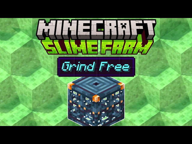Minecraft 1.21 | Easiest Slime Farm | For A Casual Players Needs