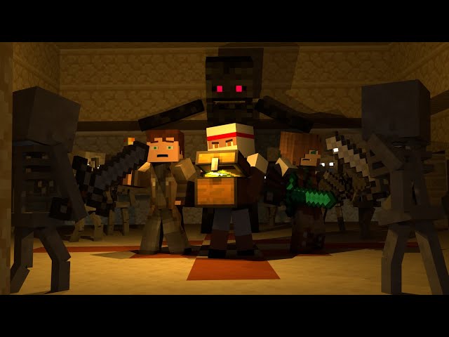 Players Vs Skeletons Life | Minecraft animation