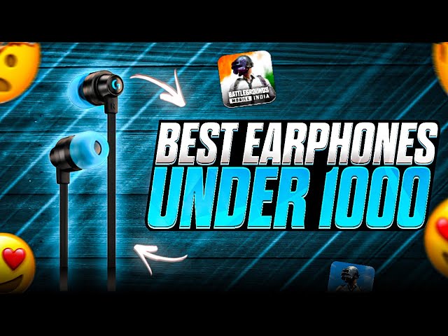 Best Earphones under 1000 rs in 2024 for Bgmi Pubg | Best wired earphones under 1000