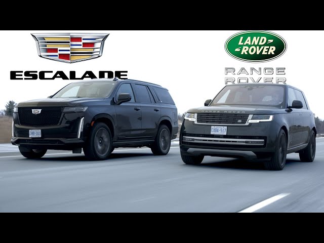 Here's Why Range Rover LWB Might Be a Better Choice Over Cadillac Escalade Platinum. 3Row SUV Fight.