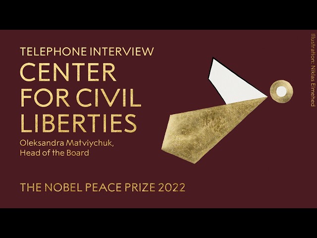 First reactions | Oleksandra Matviychuk, Nobel Peace Prize 2022 | Telephone interview