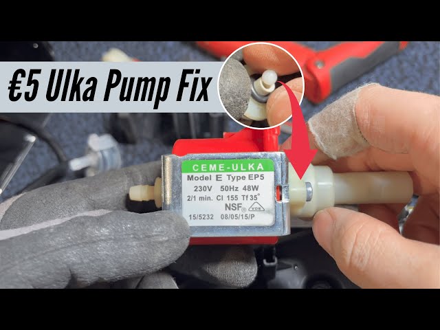 HOW TO FIX an ULKA Vibratory Pump: Dedica, Gaggia, Saeco, Philips, Etc.