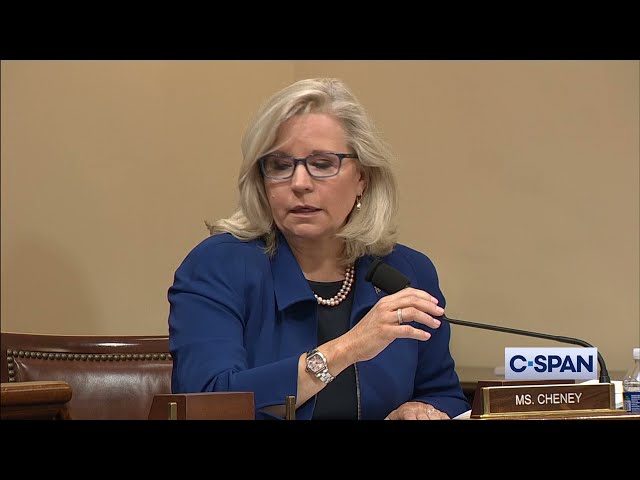 Rep Liz Cheney Opening Statement on January 6th Attack on U.S. Capitol
