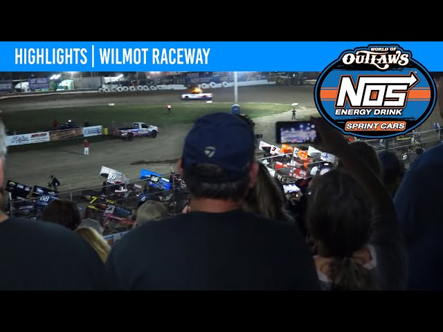 World of Outlaws NOS Energy Drink Sprint Cars | Wilmot Raceway | July 8, 2023 | HIGHLIGHTS