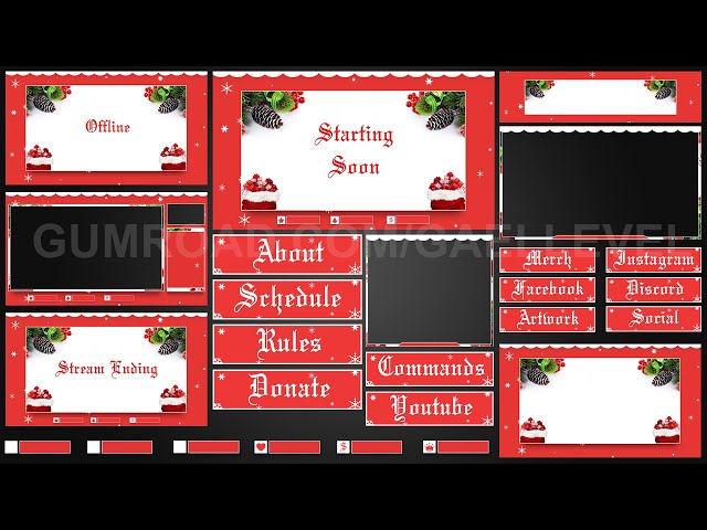 Christmas Overlay setup tutorial + add SNOW to ANY Twitch Overlay (Streamlabs OBS/ OBS Studio)