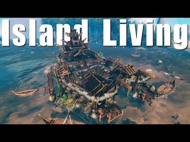 Valheim's Safest Base? The Island Fortress (Build Video)