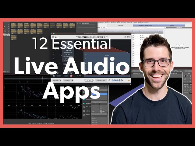 12 Essential Apps For Live Audio Techs (You Need To Know These)