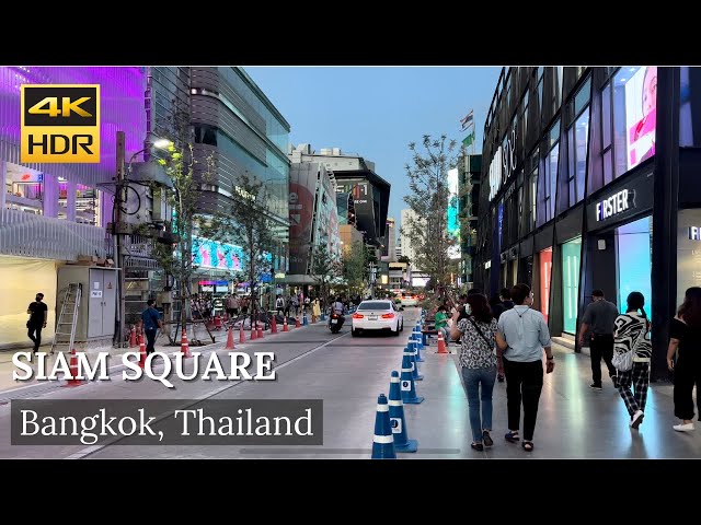 4K HDR| Walking around Siam Square | May 2022 |สยามสแควร์ ล่าสุด! |Bangkok| Thailand