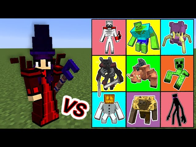 The Baroness Vs. Mutant Monsters in Minecraft