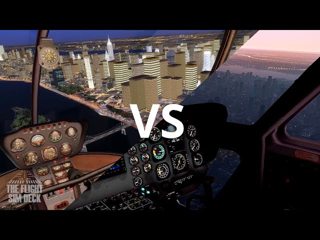 X-Plane 11 Default Night Scenery vs. Prepar3D v4 w/ Add-ons