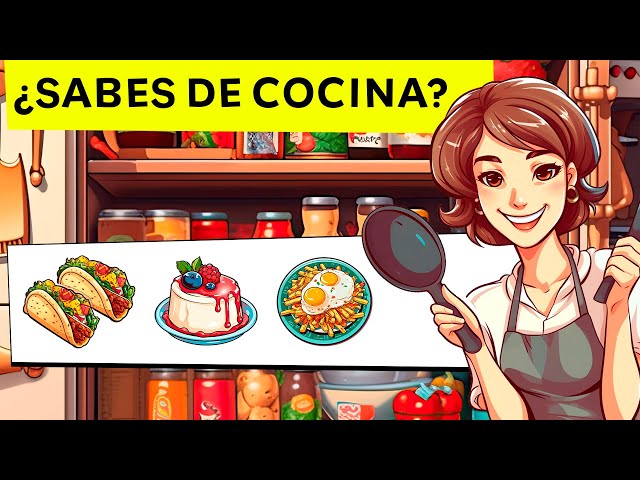 🌟🍴TEST GASTRONÓMICO: ¿CUÁNTO SABES DE COMIDA? 🍔🌮│ Desafío de Cocina Internacional y Gastronómica.