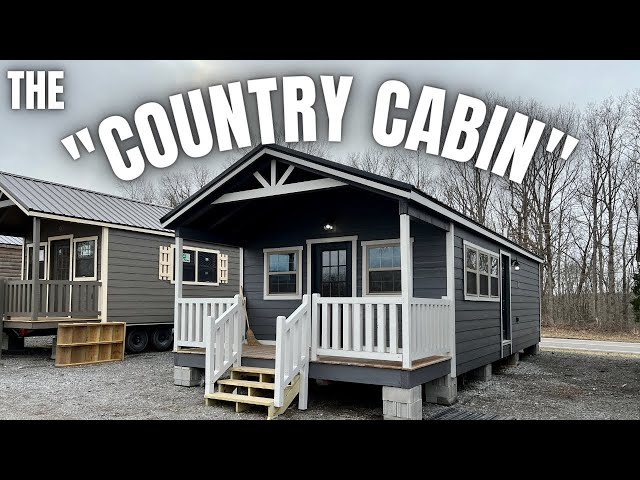 A shed to house conversion turned into the PERFECT cabin tiny house! Modular Cabin Tour