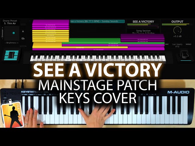 See A Victory MainStage patch keyboard cover- Elevation Worship