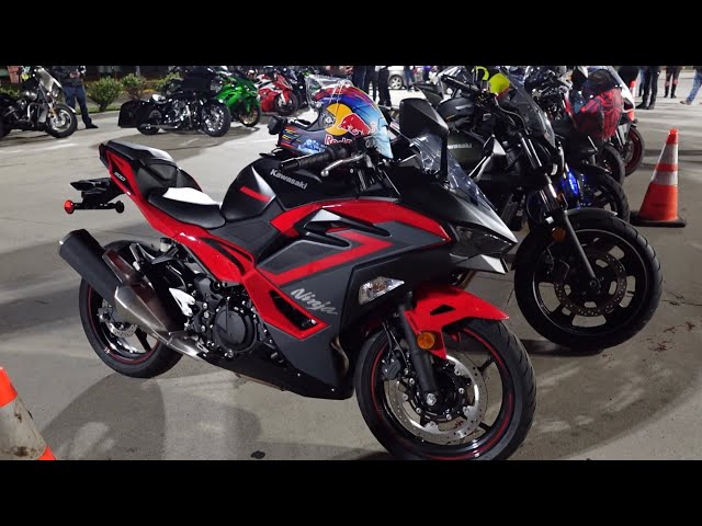 2024 Kawasaki Ninja 500s first wash and meet