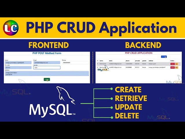 PHP CRUD Application | Learn Coding
