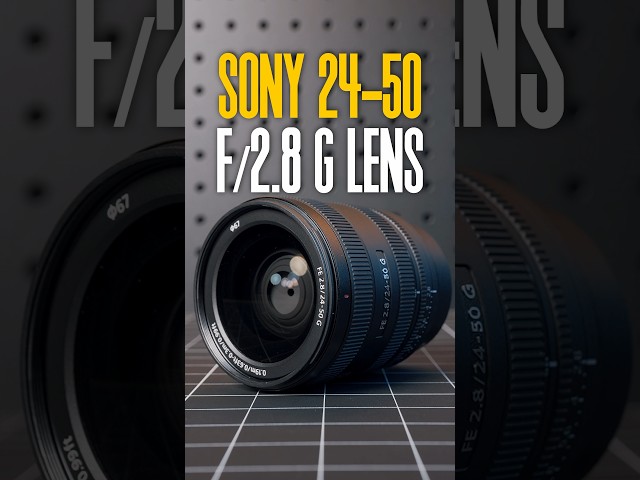 The NEW Sony 24-50mm f/2.8 G Lens is Impressive #sonyalpha #sony