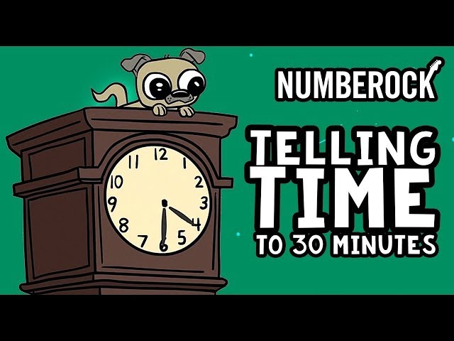 Telling Time to the Half Hour and Hour Song | 1st Grade & 2nd Grade