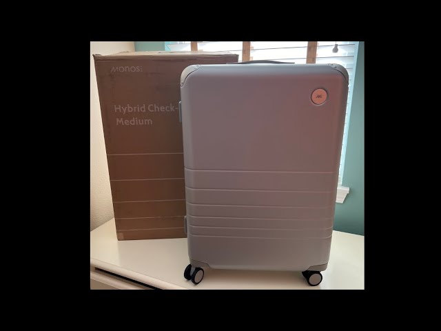 Monos Medium Hybrid Check In luggage Unboxing. Let’s talk “silver” and disappointment