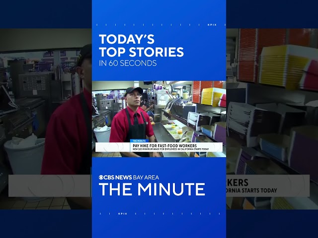THE MINUTE: Stretch of Highway 1 closed, fast-food workers minimum wage hike, and AT&T data breach