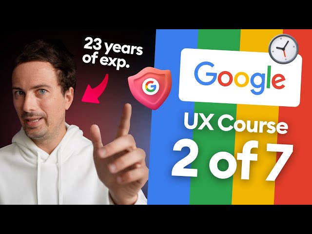 Google UX Course segment 2/7 - Research - Full review by a Senior Designer