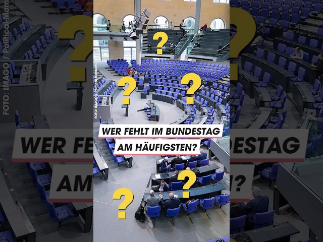 LEERE SITZE im Bundestag? #shorts