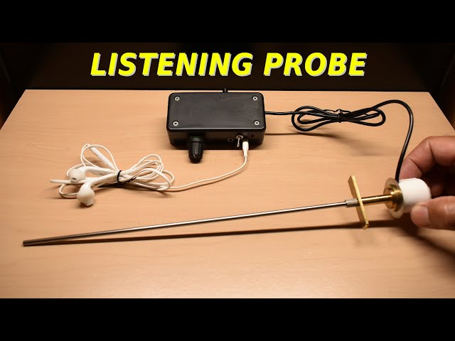 Homemade ULTRA SENSITIVE Ground Listening Probe ~ Locate Buried Pipes!