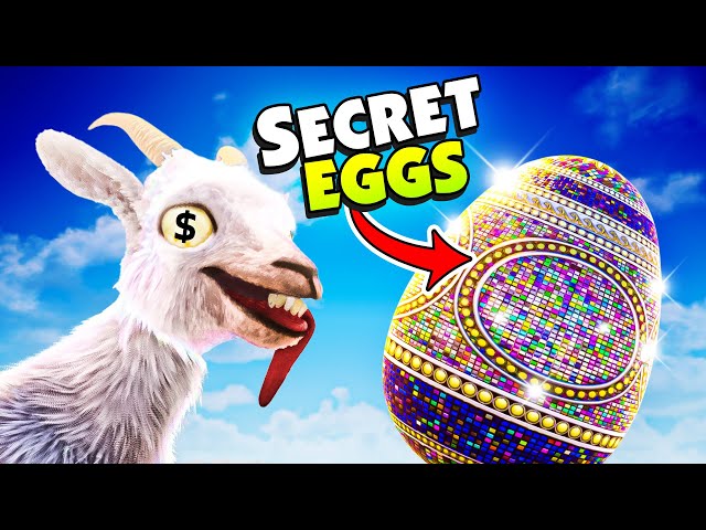 I Opened RARE Eggs to Get SECRET TREASURE  - Goat Simulator 3