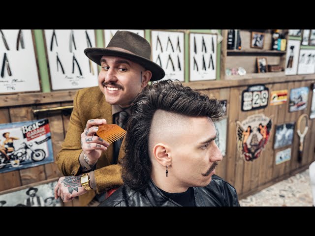💈 ASMR BARBER - The ROCKABILLY MULLET - Relaxing Experience